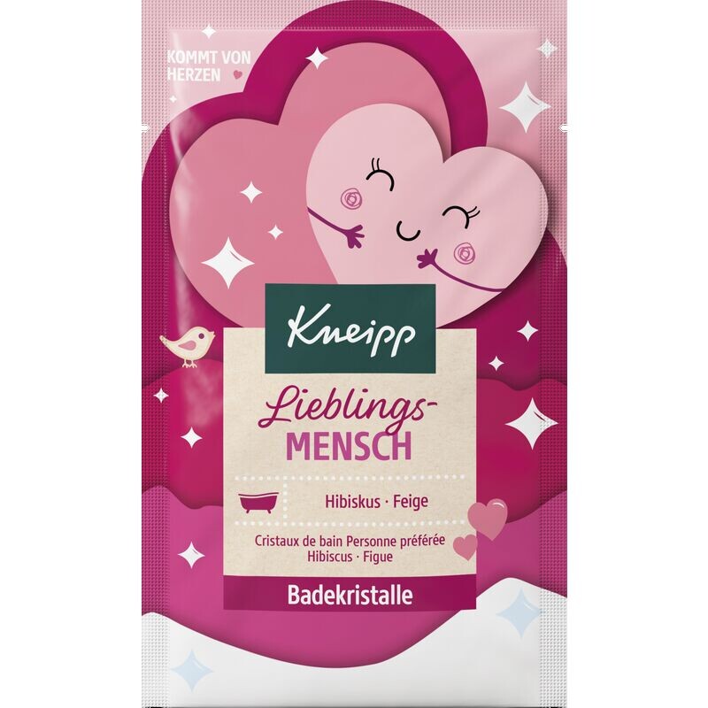 Кристаллы для ванны любимый ЧЕЛОВЕК Kneipp, 60 g
Кристаллы для ванны любимый ЧЕЛОВЕК Kneipp, 60 g