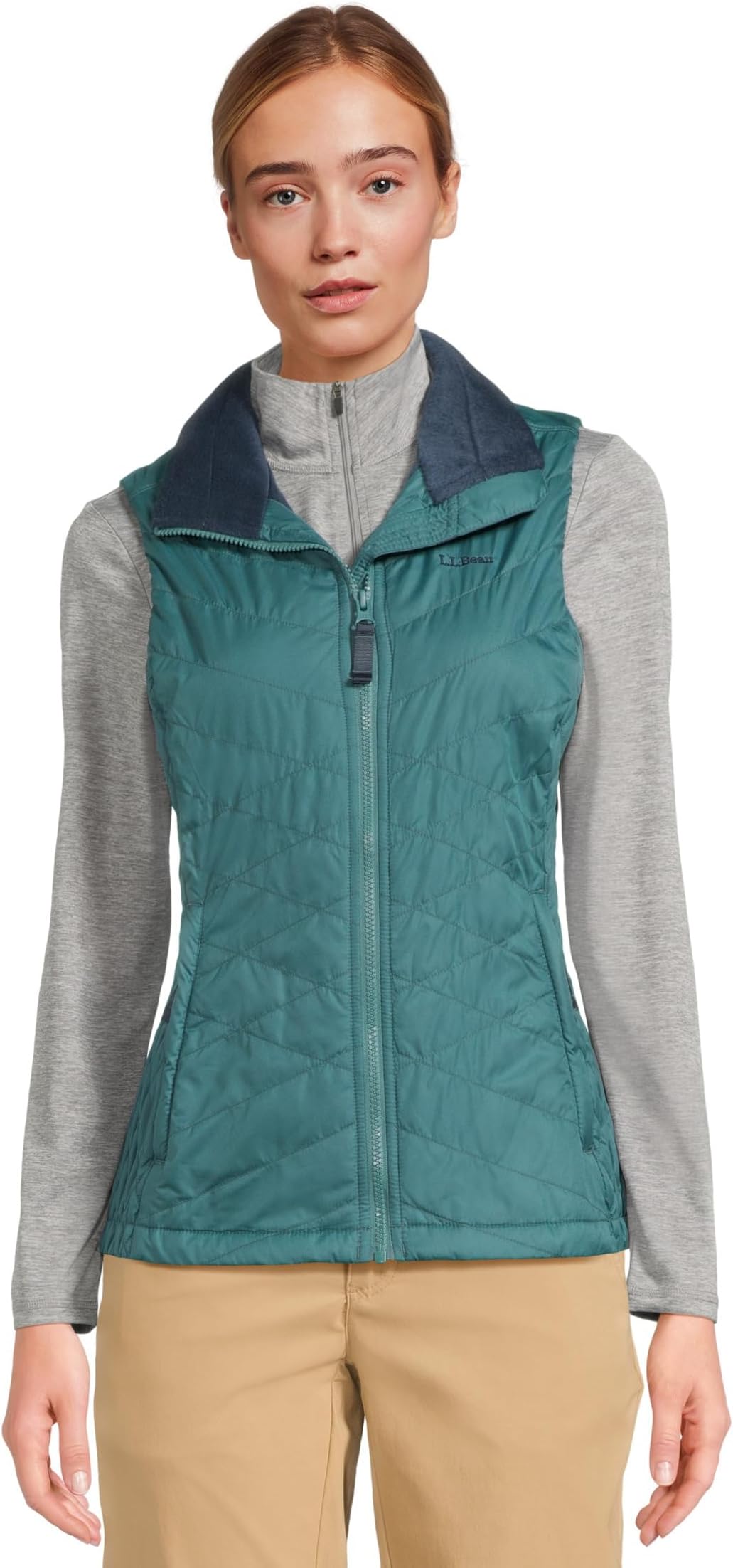 Женский жилет Primaloft на флисовой подкладке L.L.Bean, Storm Teal
Женский жилет Primaloft на флисовой подкладке L.L.Bean, Storm Teal