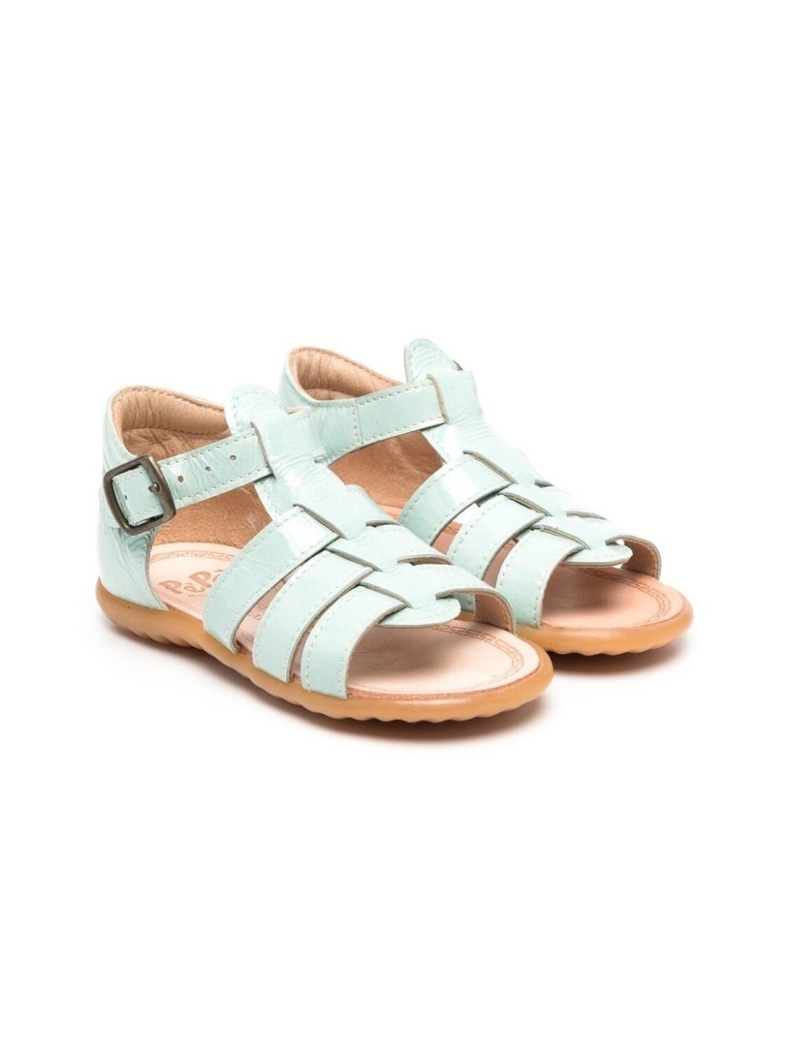 Pèpè лакированные босоножки с ремешками, зеленый
Pèpè лакированные босоножки с ремешками, зеленый