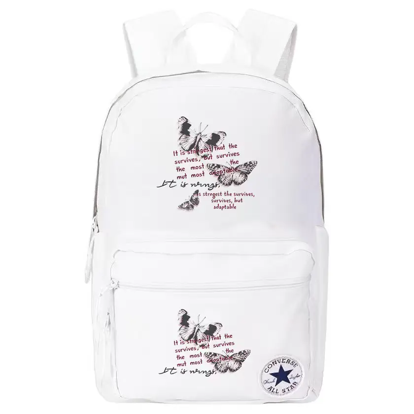 Converse Полиэстеровый рюкзак обычный унисекс белый, Butterfly
Converse Полиэстеровый рюкзак обычный унисекс белый, Butterfly