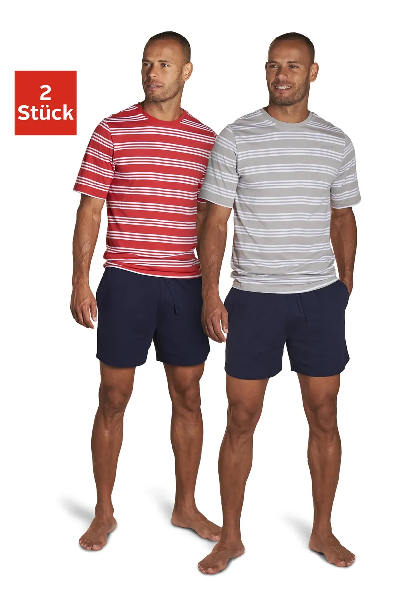 AUTHENTIC LE JOGGER Shorty (упаковка, 4 шт., 2 шт.), с полосатым верхом, цвет Rot / Grau
AUTHENTIC LE JOGGER Shorty (упаковка, 4 шт., 2 шт.), с полосатым верхом, цвет Rot / Grau