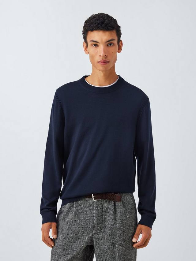 Свитер с воротником-гольф из итальянского кашемира John Lewis, Navy
Свитер с воротником-гольф из итальянского кашемира John Lewis, Navy