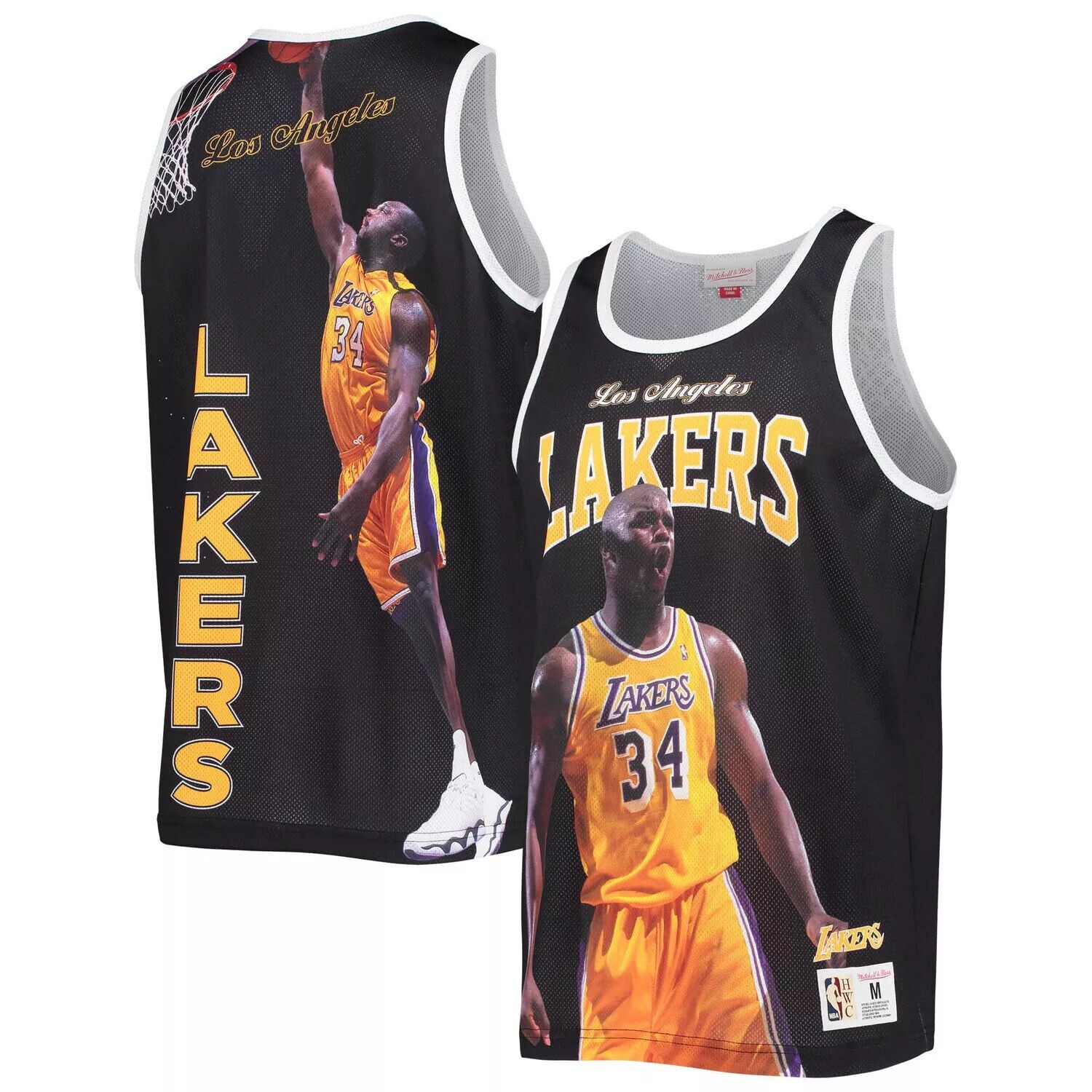 Мужская майка Mitchell & Ness Shaquille O'Neal Black Los Angeles Lakers Hardwood Classics Player
Мужская майка Mitchell & Ness Shaquille O'Neal Black Los Angeles Lakers Hardwood Classics Player