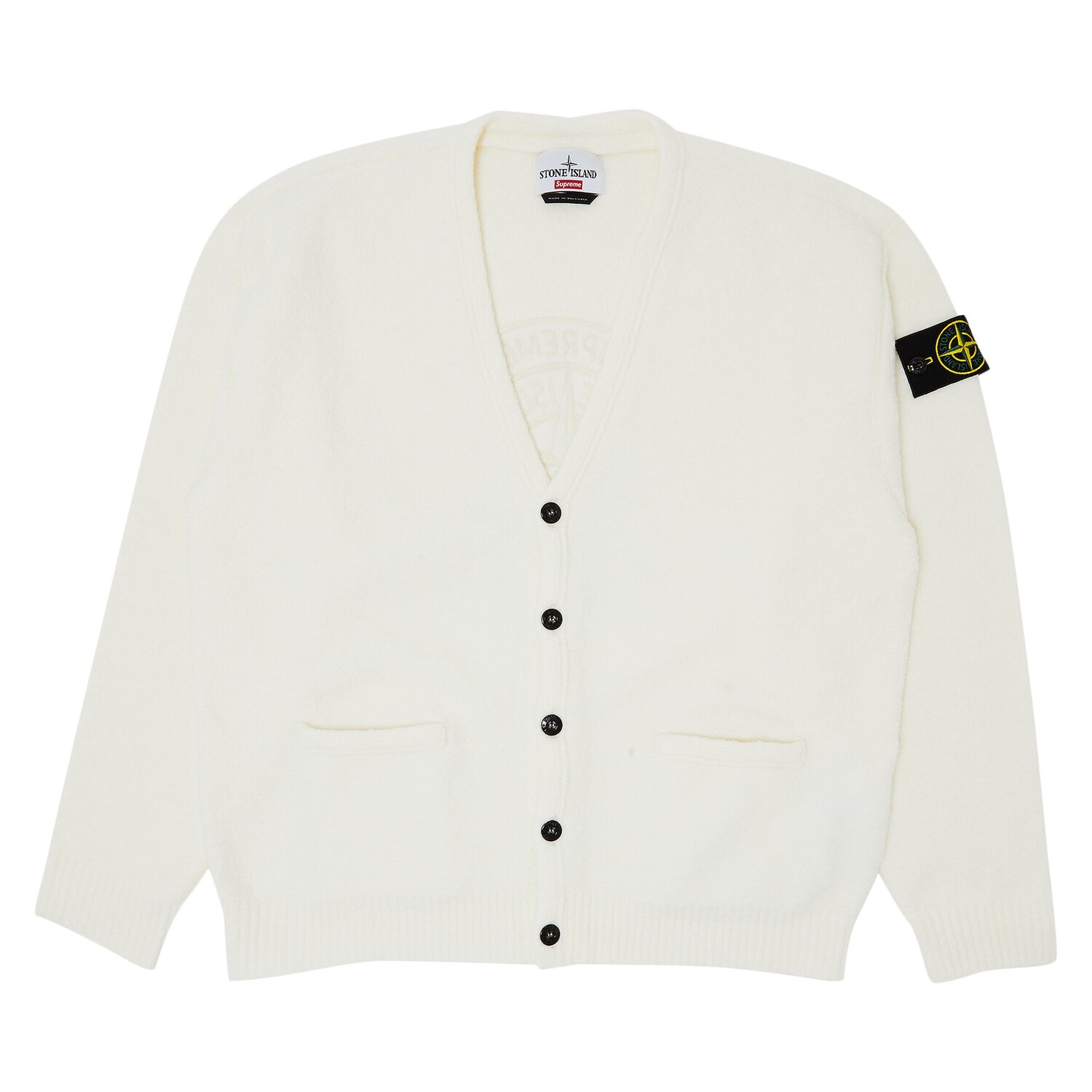 Кардиган Supreme x Stone Island Boucl, цвет Белый
Кардиган Supreme x Stone Island Boucl, цвет Белый