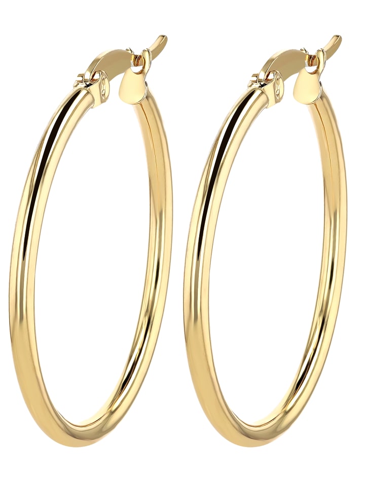 Adeliás Женские серьги - серьги-кольца из нержавеющей стали в золотом исполнении
Adeliás Женские серьги - серьги-кольца из нержавеющей стали в золотом исполнении