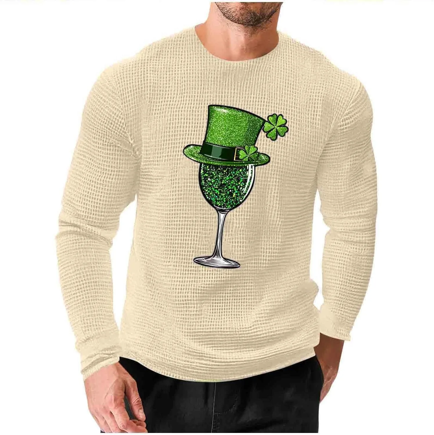 Футболка с длинным рукавом St. Patrick's Day с принтом Zeiyignr
Футболка с длинным рукавом St. Patrick's Day с принтом Zeiyignr