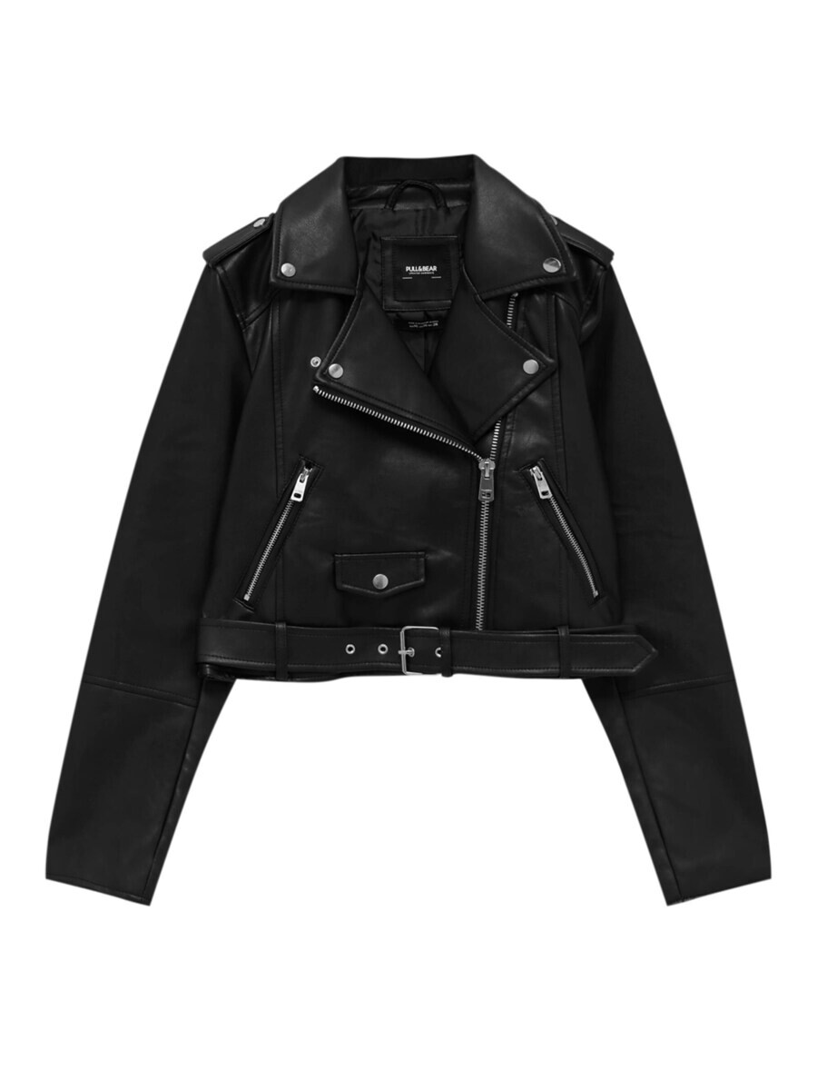 Межсезонная куртка Pull&Bear, черный
Межсезонная куртка Pull&Bear, черный