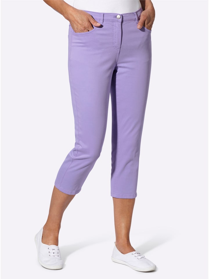 Sieh an! Джинсы 3/4 лавандового цвета
Sieh an! Джинсы 3/4 лавандового цвета