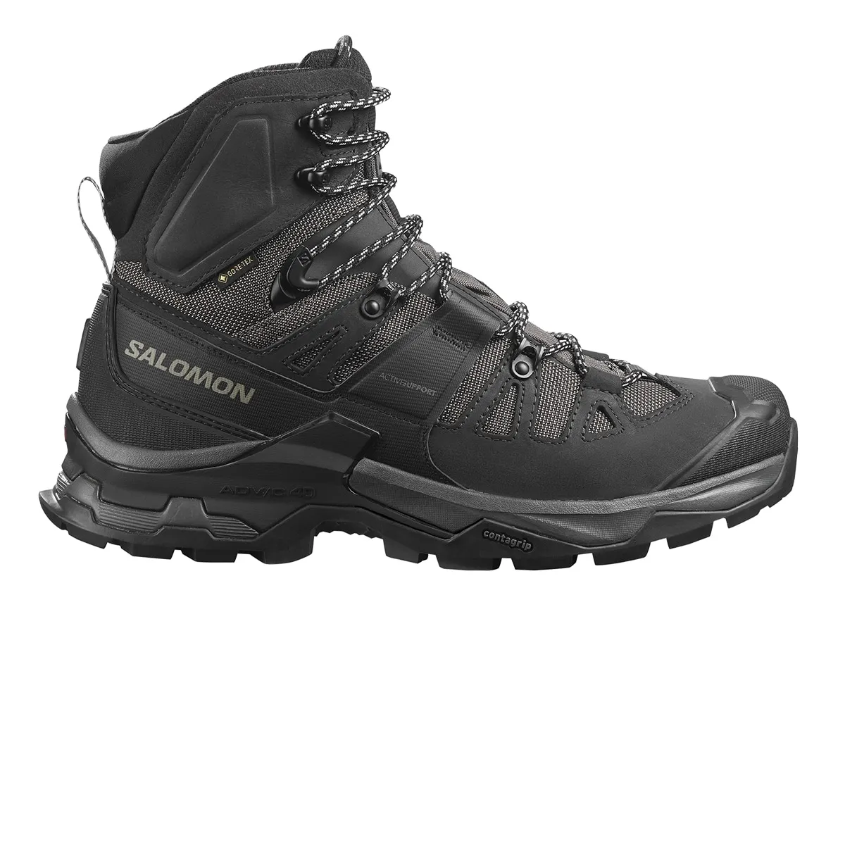 Мужские горные ботинки Quest 4 GTX Salomon, черный/серый
Мужские горные ботинки Quest 4 GTX Salomon, черный/серый