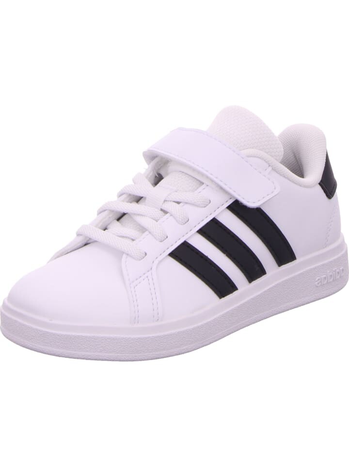Кроссовки на шнуровке adidas Lowtop-Sneaker Grand Court 2.0 EL C, цвет cloud white/core black/cloud white
Кроссовки на шнуровке adidas Lowtop-Sneaker Grand Court 2.0 EL C, цвет cloud white/core black/cloud white