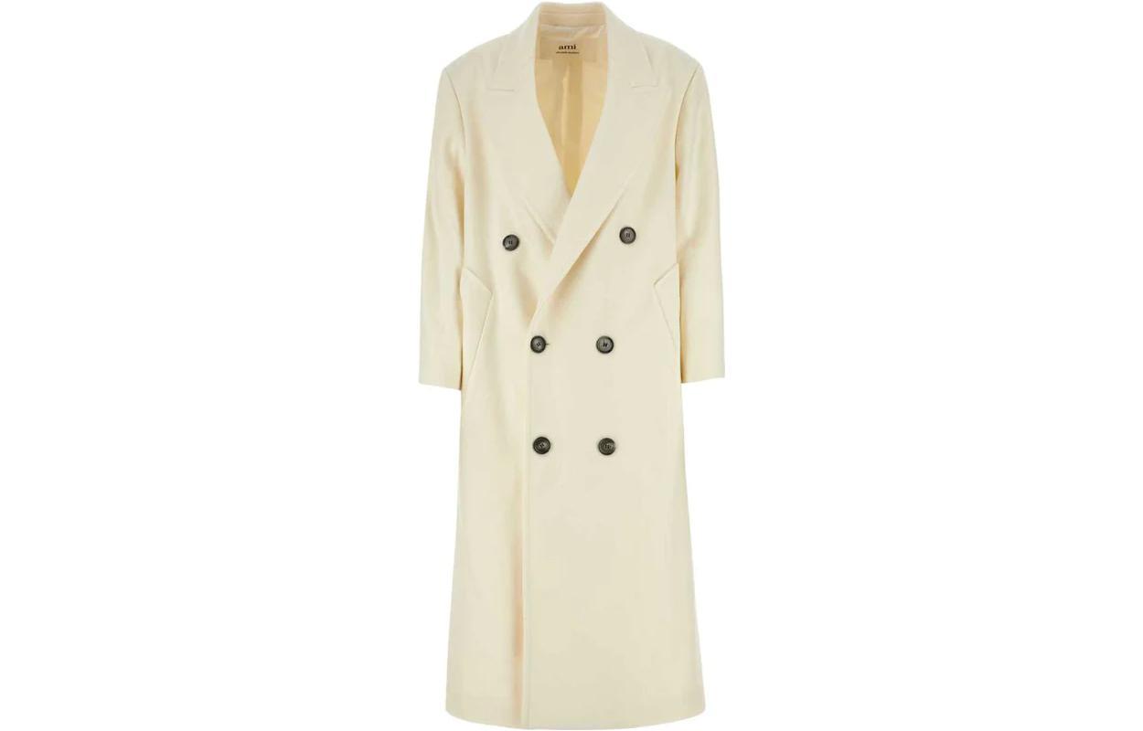 AMIPARIS Двубортное длинное пальто Ami, Ecru
AMIPARIS Двубортное длинное пальто Ami, Ecru