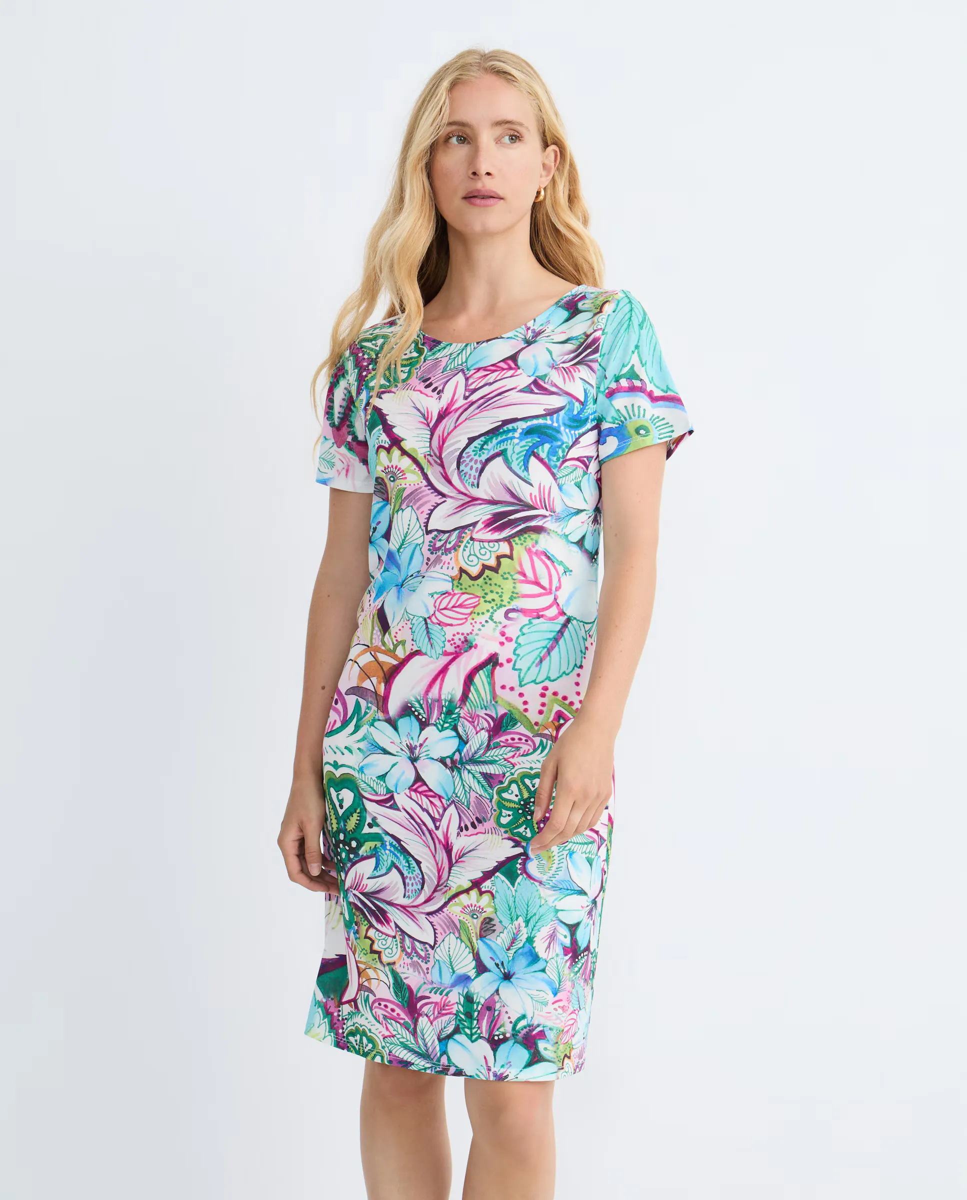 Платье с принтом и коротким рукавом Zermatt, мультиколор
Платье с принтом и коротким рукавом Zermatt, мультиколор