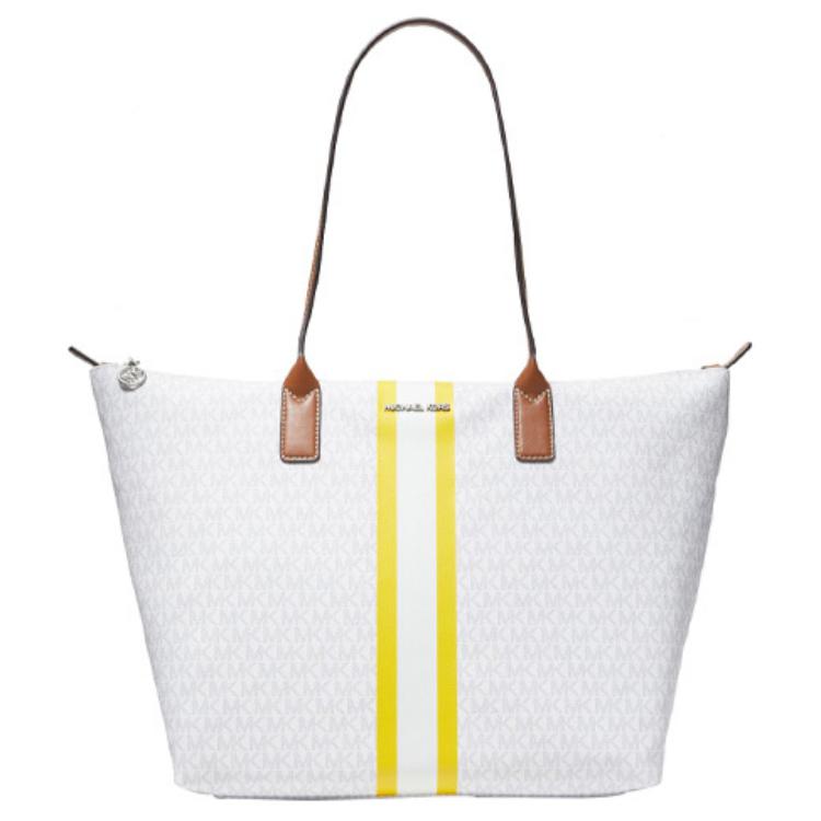 MICHAEL KORS Сумка тоут из холста с кожаными вставками
MICHAEL KORS Сумка тоут из холста с кожаными вставками