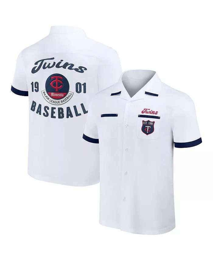 Мужская рубашка на пуговицах для боулинга Darius Rucker Collection от White Minnesota Twins Fanatics
Мужская рубашка на пуговицах для боулинга Darius Rucker Collection от White Minnesota Twins Fanatics