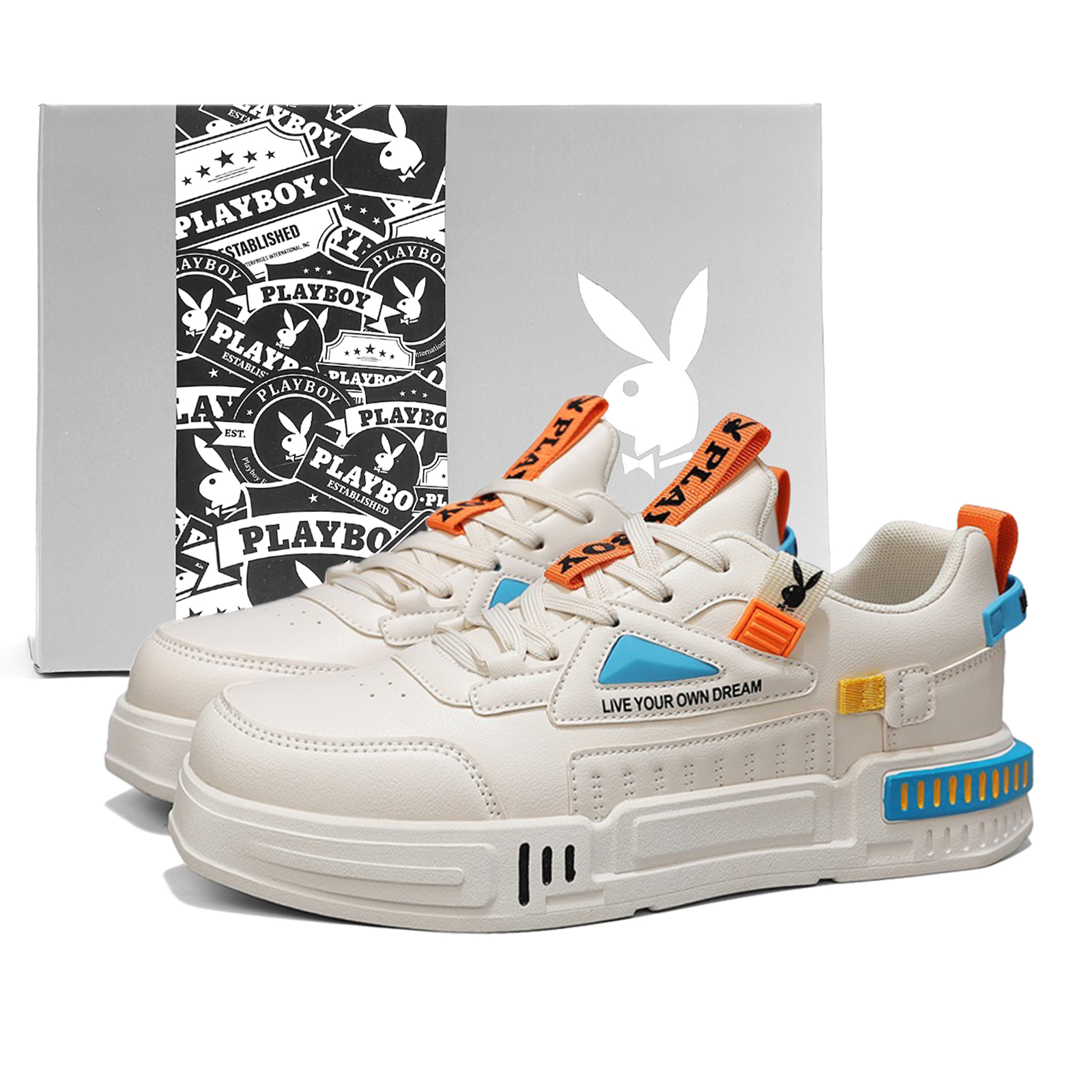 Низкие мужские кроссовки Playboy, Beige
Низкие мужские кроссовки Playboy, Beige