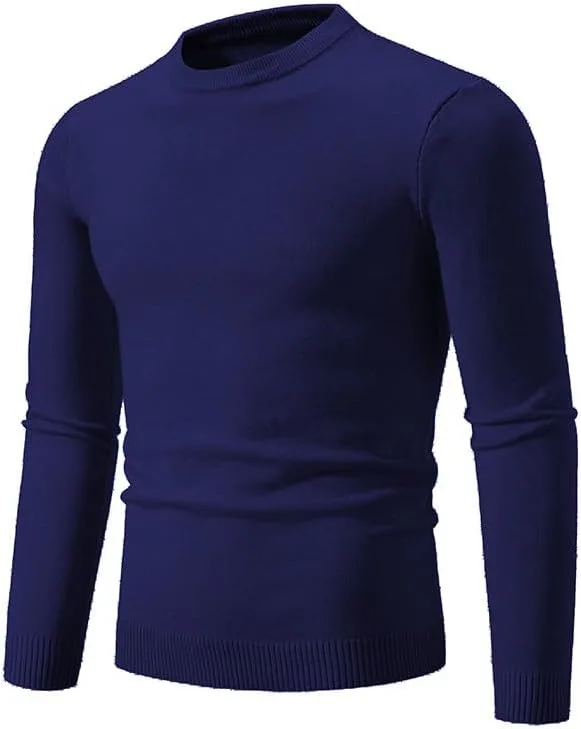 Мужской свитер Dgoopd с круглым вырезом, вязаный, длинный рукав, эластичный
Мужской свитер Dgoopd с круглым вырезом, вязаный, длинный рукав, эластичный