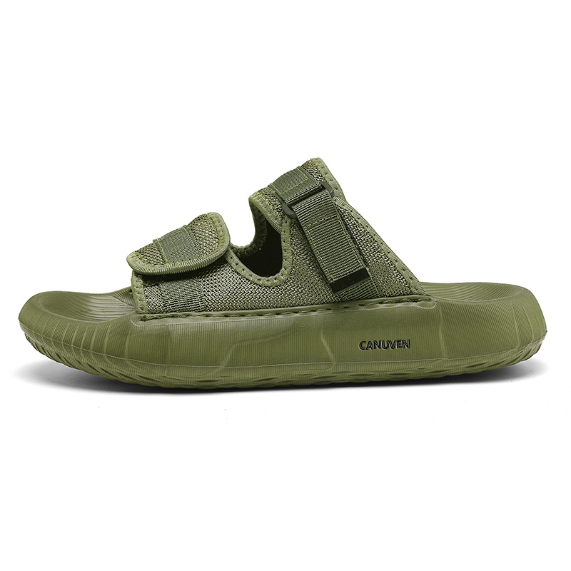 CANUVEN Армейские зеленые мужские слайдеры с амортизацией и устойчивостью к истиранию, цвет Army Green
CANUVEN Армейские зеленые мужские слайдеры с амортизацией и устойчивостью к истиранию, цвет Army Green