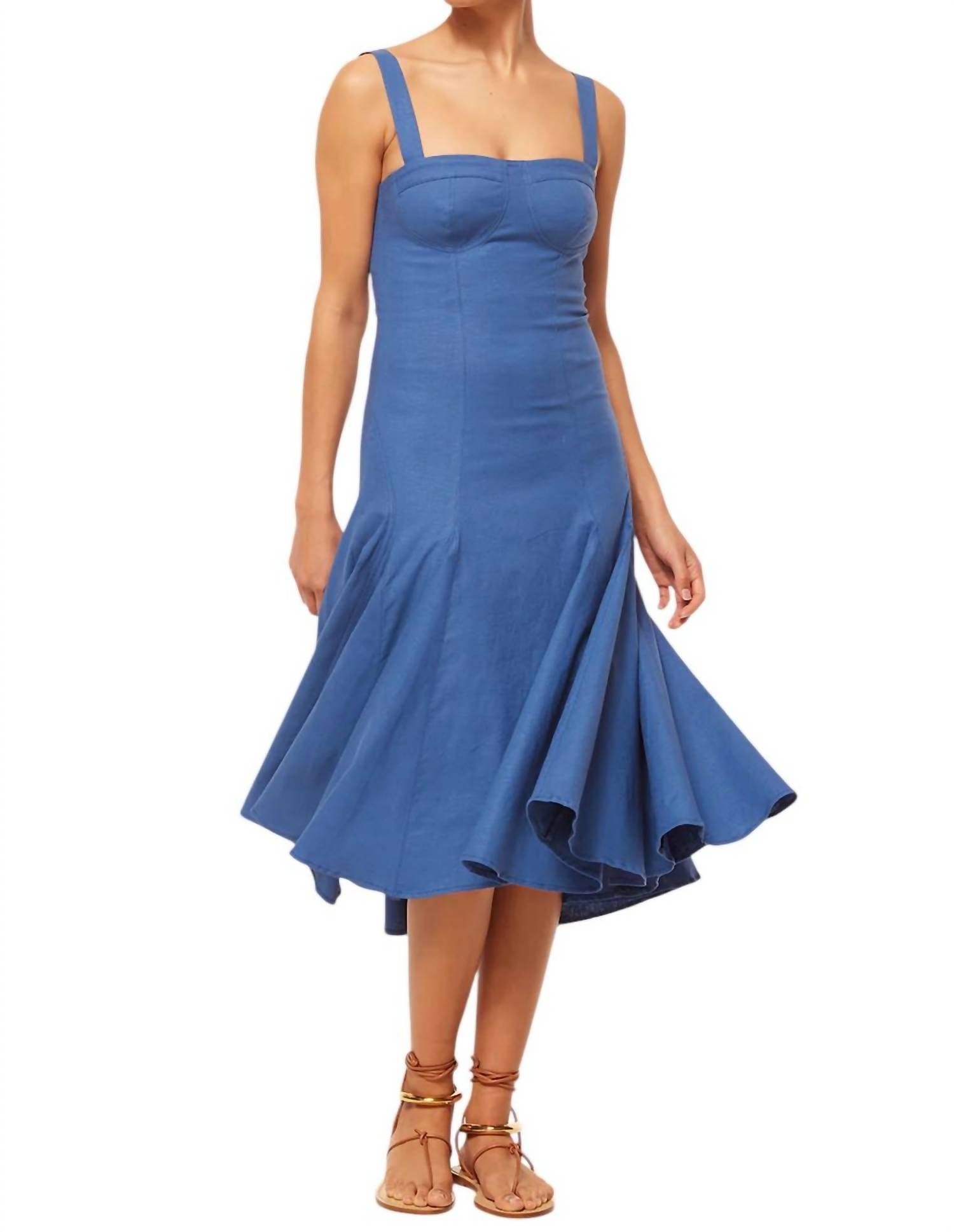 Платье Cherish в синем цвете Misa Los Angeles
Платье Cherish в синем цвете Misa Los Angeles