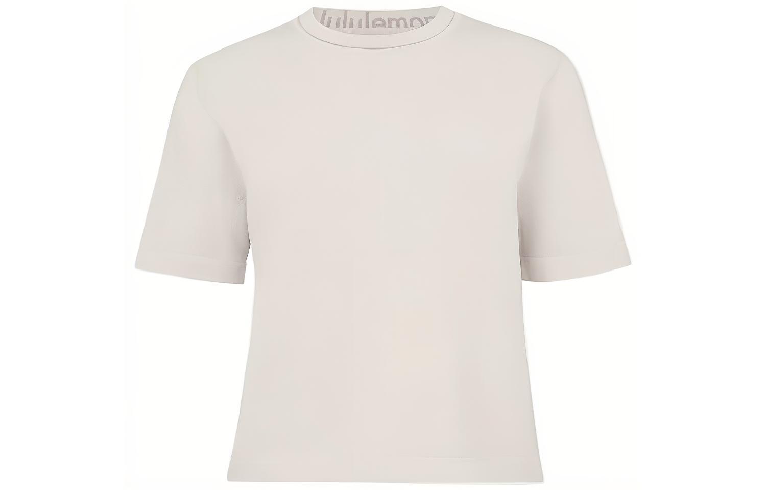 Футболка-кроп Lululemon, цвет Nomad Gray/NOMD 
Футболка-кроп Lululemon, цвет Nomad Gray/NOMD