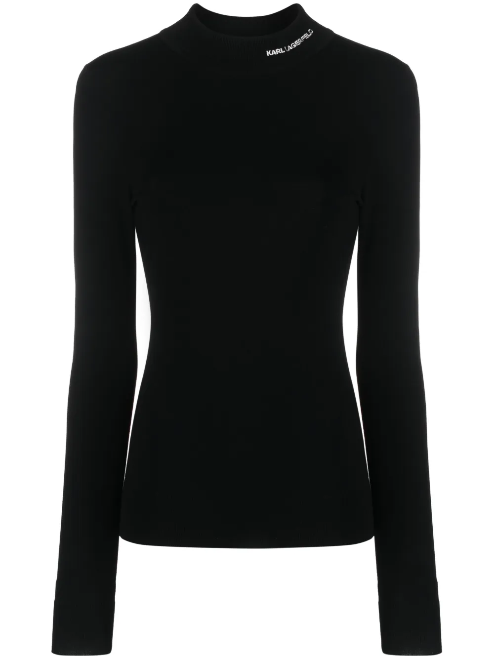 Джемпер с высоким воротником и вышитым логотипом KARL LAGERFELD, черный
Джемпер с высоким воротником и вышитым логотипом KARL LAGERFELD, черный