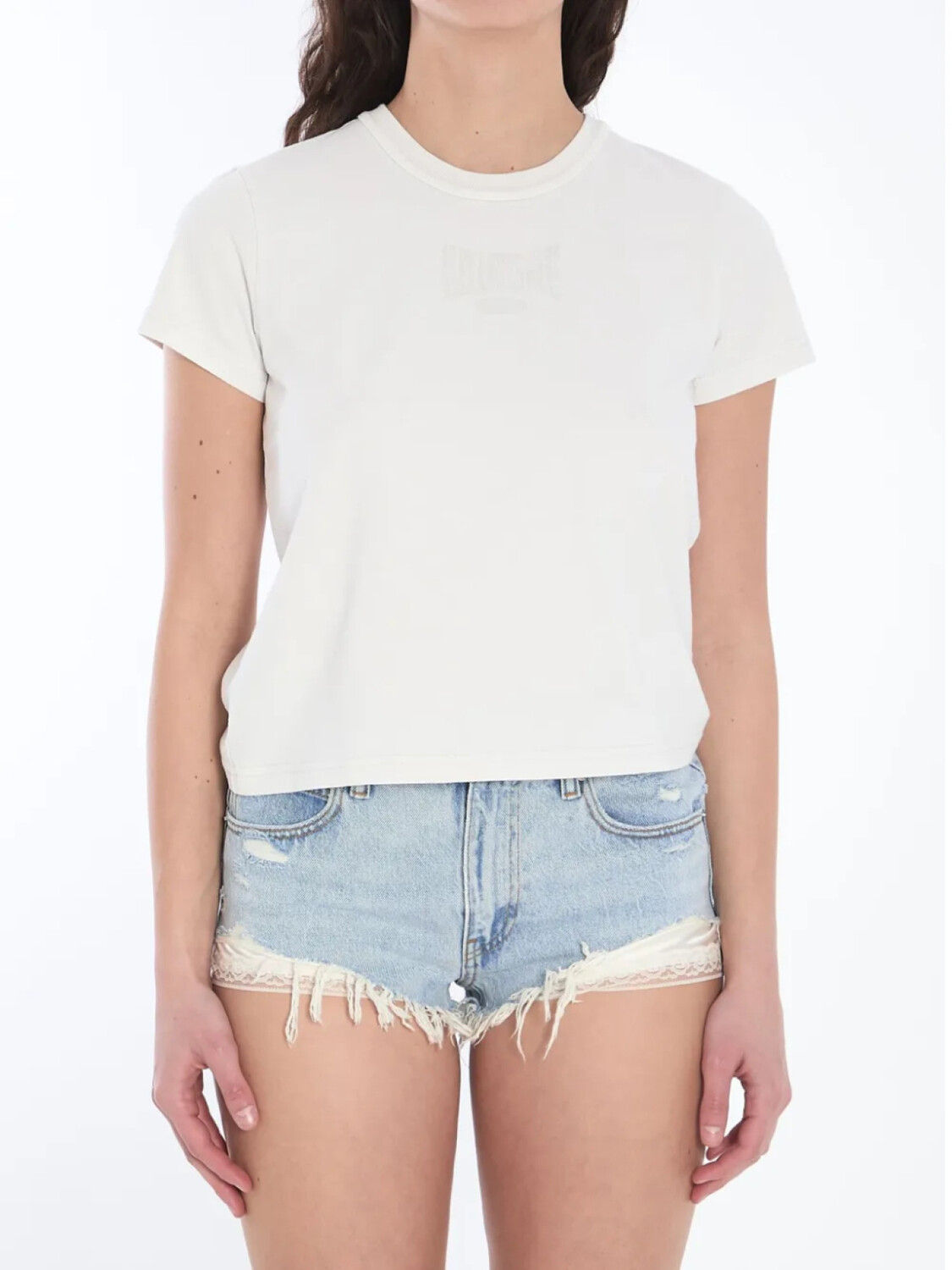 Укороченная футболка Alexander Wang, белый
Укороченная футболка Alexander Wang, белый