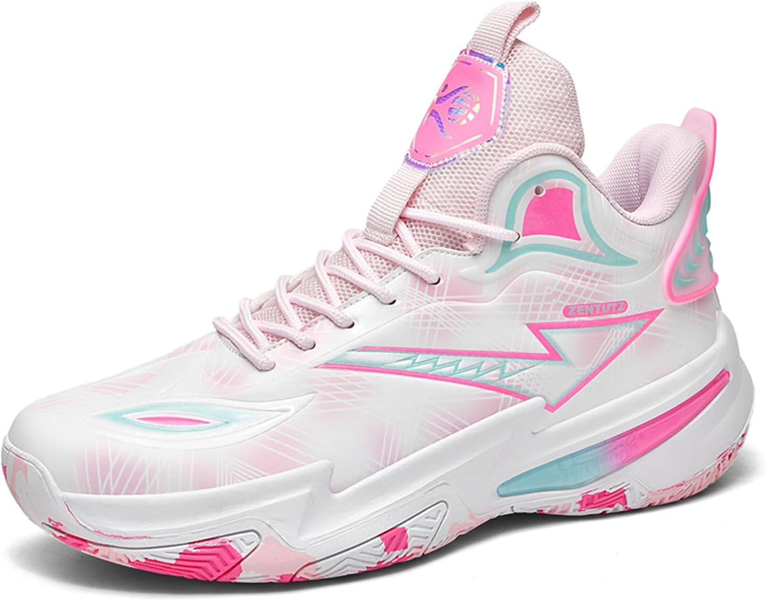 Мужские модные спортивные туфли с круглым носком и шнуровкой из кожи, на толстой подошве, легкие, противоскользящие, амортизирующие и удобные баскетбольные кроссовки, подходящие для университета, соревнований и стадионов Qaoterod, розовый
Мужские модные спортивные туфли с круглым носком и шнуровкой из кожи, на толстой подошве, легкие, противоскользящие, амортизирующие и удобные баскетбольные кроссовки, подходящие для университета, соревнований и стадионов Qaoterod, розовый