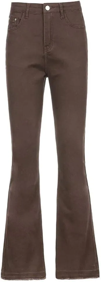 Женские джинсы-клеш с высокой талией и эластичным поясом LDNINE
Женские джинсы-клеш с высокой талией и эластичным поясом LDNINE