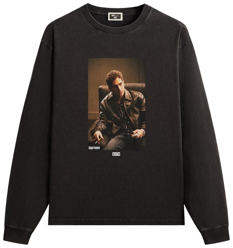 Футболка с длинным рукавом Kith For The Sopranos Christopher Vintage, черный
Футболка с длинным рукавом Kith For The Sopranos Christopher Vintage, черный