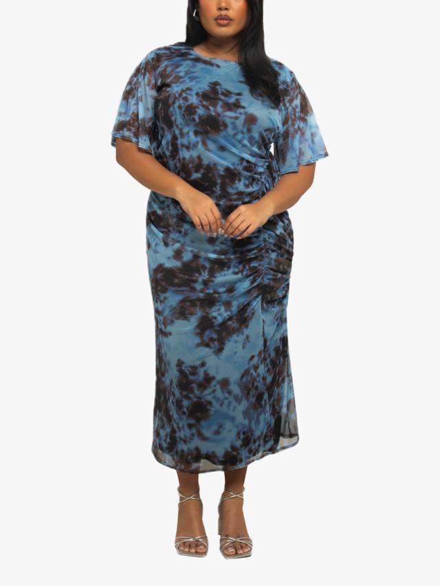 Платье миди с абстрактным сетчатым узором FASHION SZN Curve, Blue
Платье миди с абстрактным сетчатым узором FASHION SZN Curve, Blue