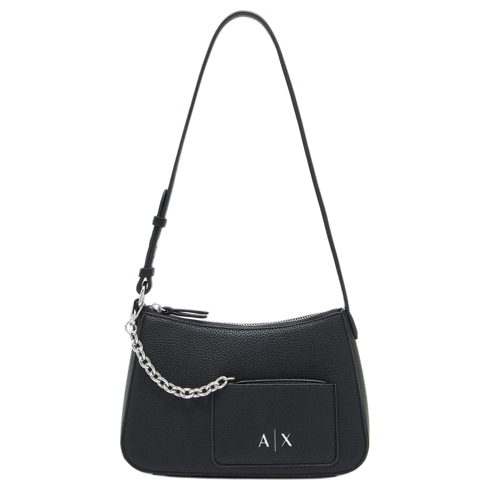 ARMANI EXCHANGE Сумка-хобо из полиэстера, Black 
ARMANI EXCHANGE Сумка-хобо из полиэстера, Black