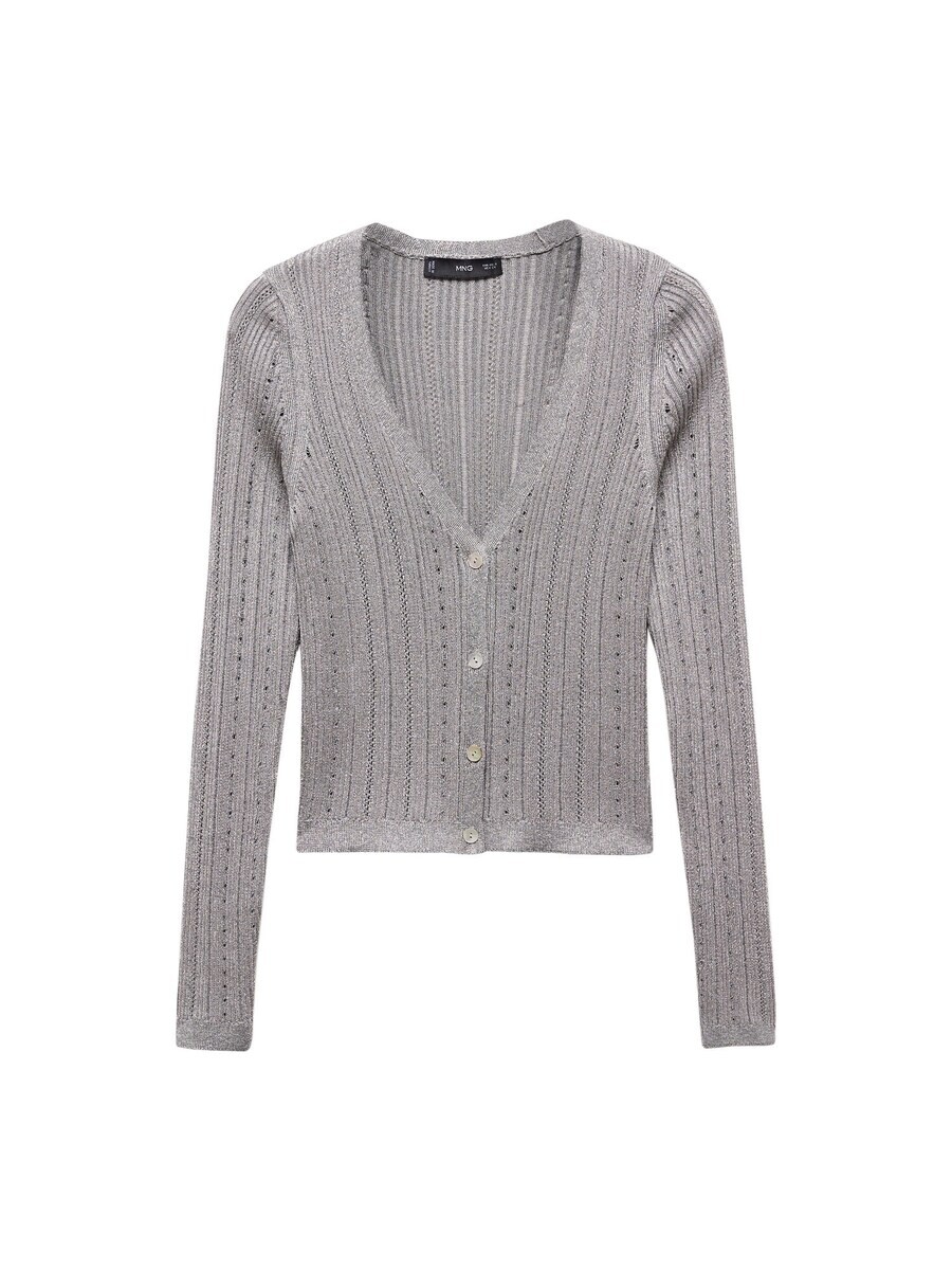 Вязаный кардиган Mango ALUMINIO, серый
Вязаный кардиган Mango ALUMINIO, серый