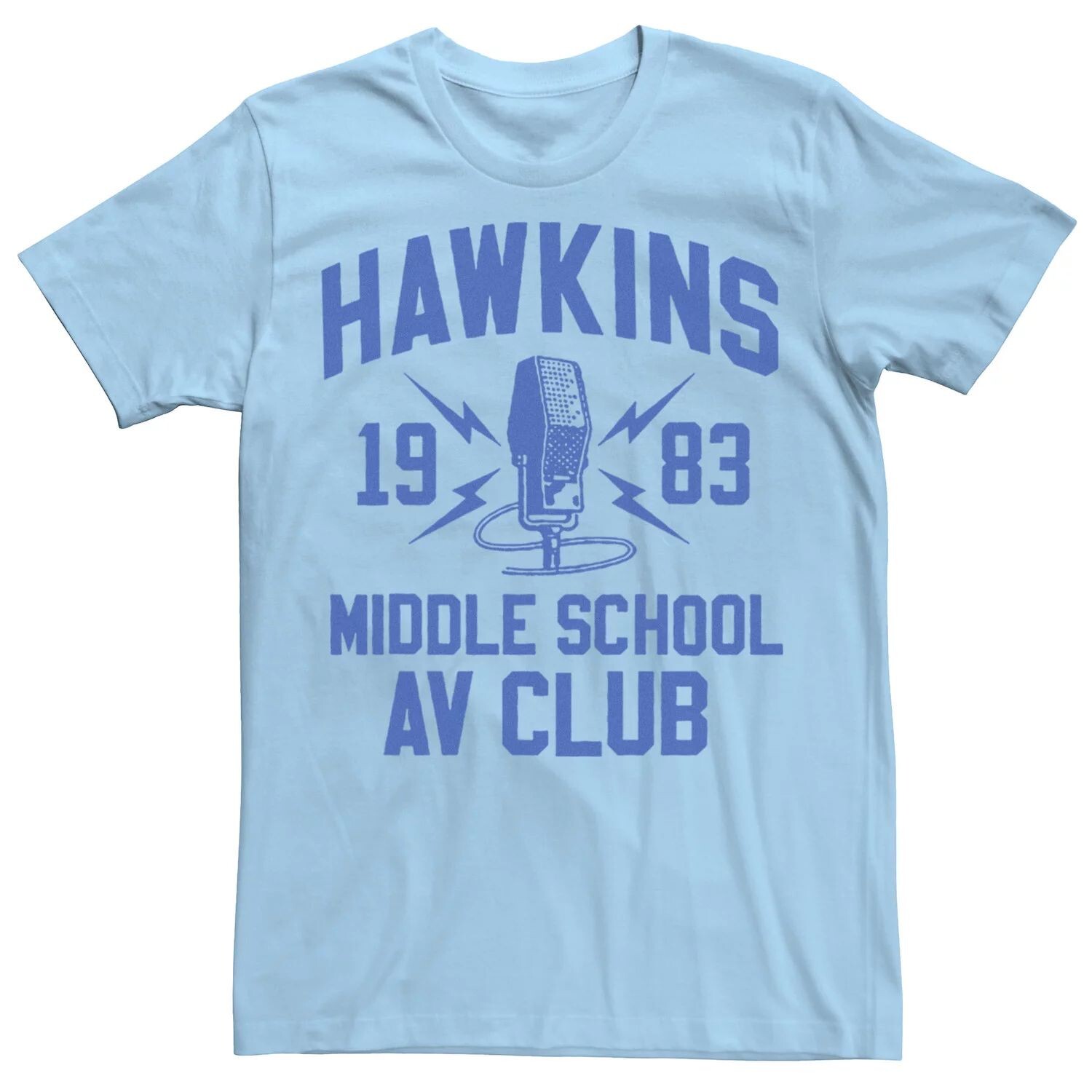 Мужская футболка Netflix Stranger Things Hawkins AV Club для средней школы Licensed Character
Мужская футболка Netflix Stranger Things Hawkins AV Club для средней школы Licensed Character