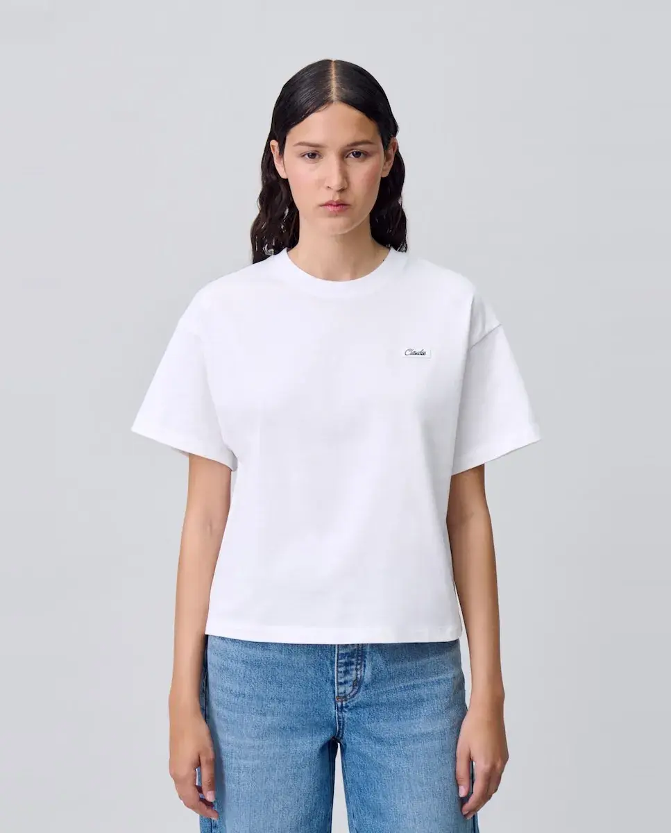 Женская футболка свободного кроя из хлопка Claudie Pierlot, белый
Женская футболка свободного кроя из хлопка Claudie Pierlot, белый