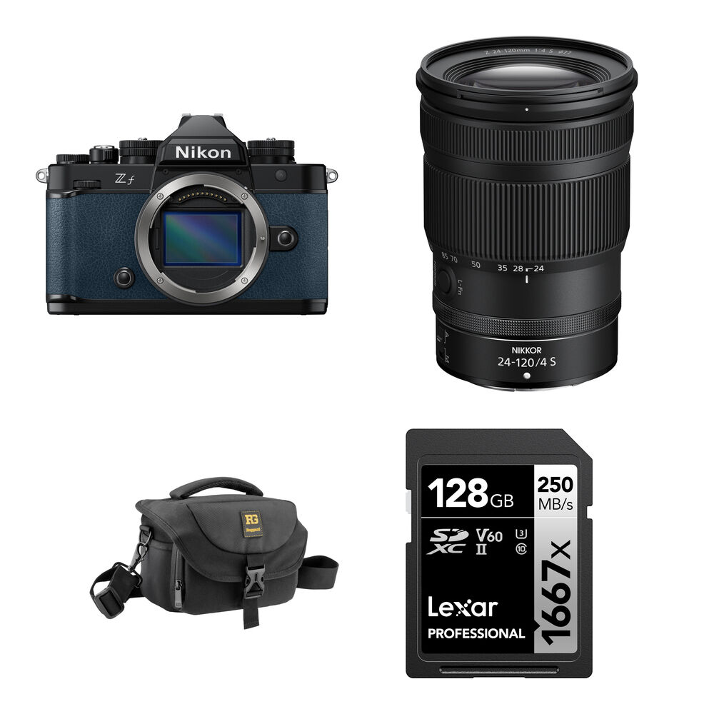 Беззеркальная камера Nikon Zf Mirrorless Camera with 24-120mm f/4 Lens and Basic
Беззеркальная камера Nikon Zf Mirrorless Camera with 24-120mm f/4 Lens and Basic
