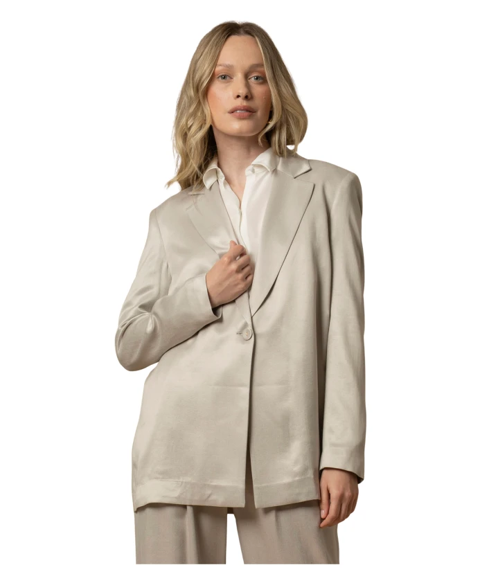 Элегантный пиджак в стиле блейзера Kocca, серый
Элегантный пиджак в стиле блейзера Kocca, серый