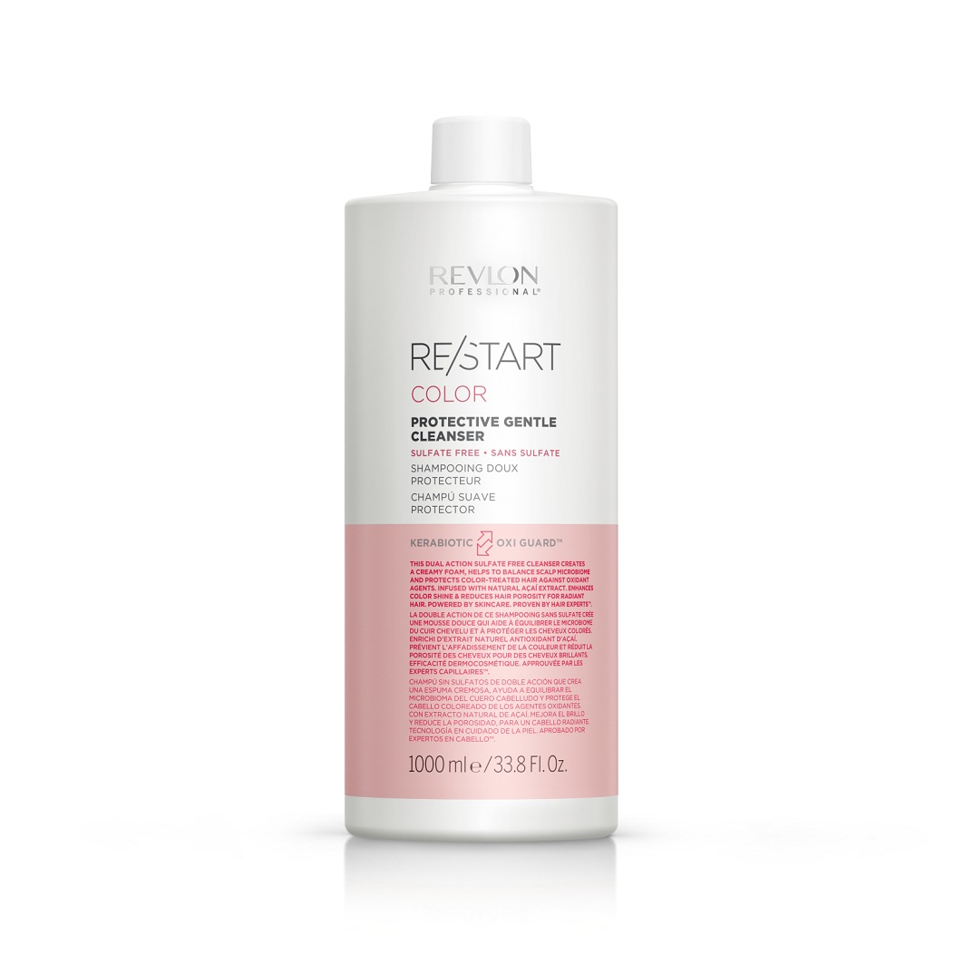 Шампунь restart color gentle cleanser Revlon Professional, объем 1000 мл
Шампунь restart color gentle cleanser Revlon Professional, объем 1000 мл