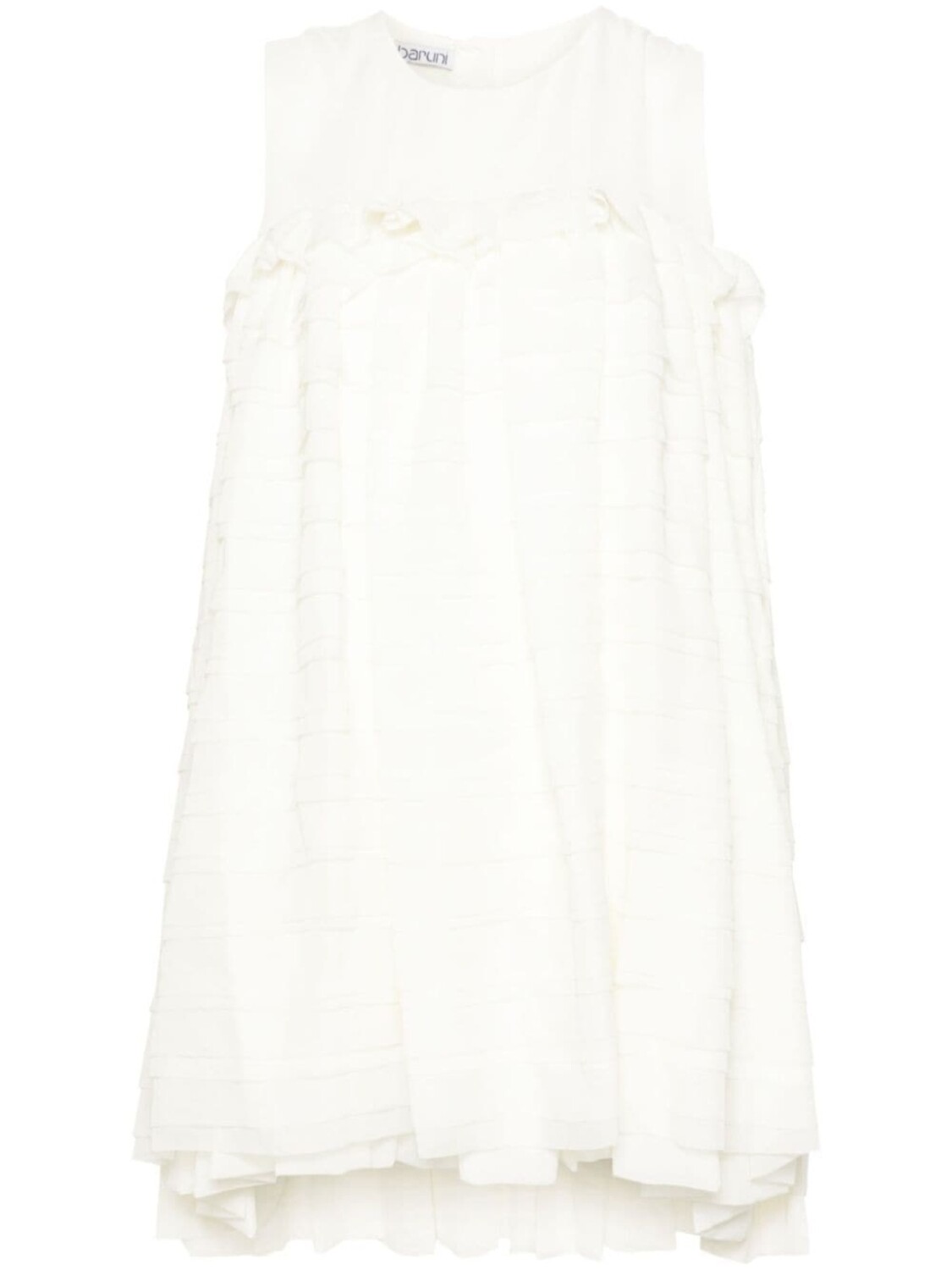 Baruni платье мини с оборками, белый
Baruni платье мини с оборками, белый