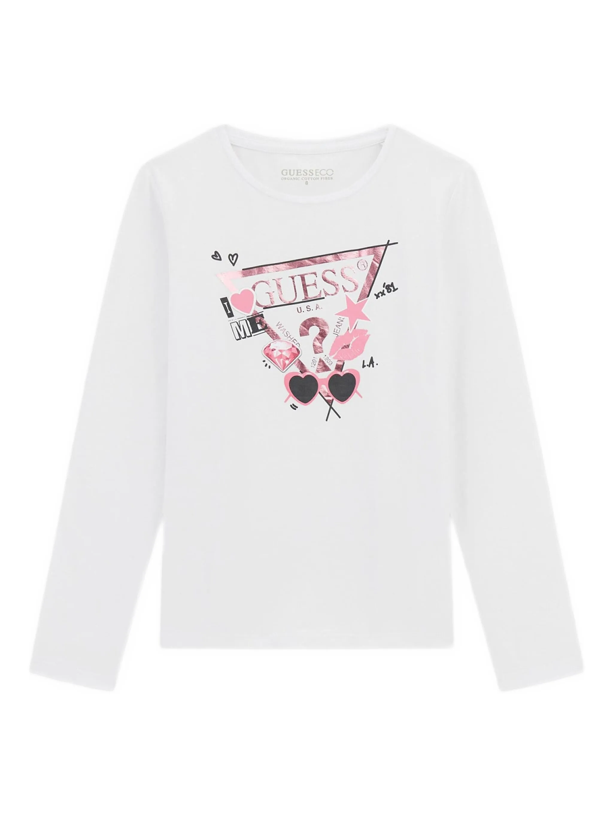 Лонгслив с логотипом Guess Kids, белый
Лонгслив с логотипом Guess Kids, белый