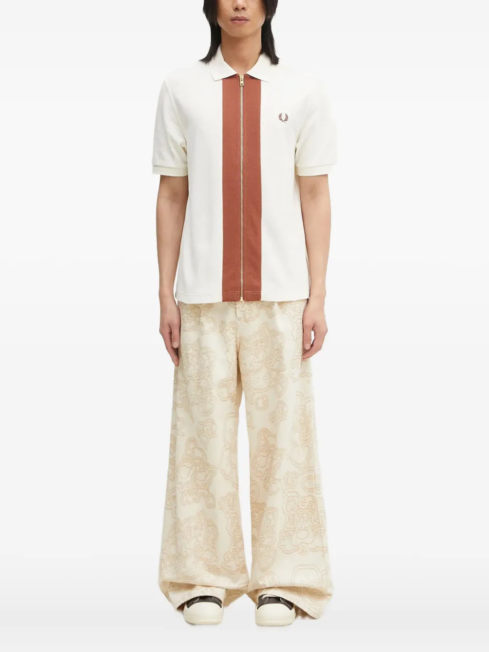 Рубашка с молниями Fred Perry, белый
Рубашка с молниями Fred Perry, белый