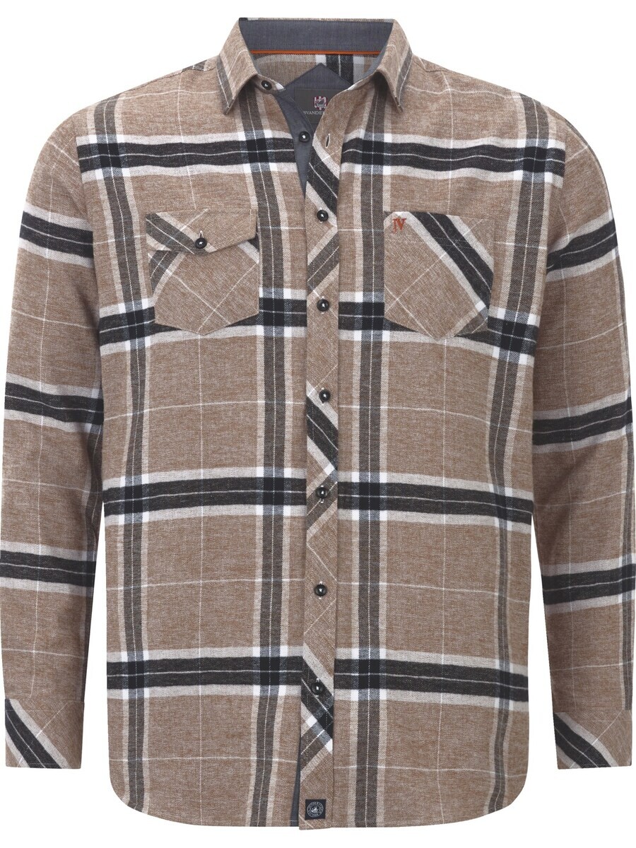 Клетчатая рубашка Jan Vanderstorm Comfort fit Button Up Shirt Thorulfar, коричневый
Клетчатая рубашка Jan Vanderstorm Comfort fit Button Up Shirt Thorulfar, коричневый