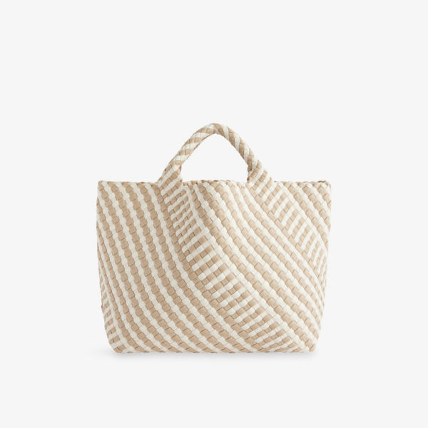 Сумка-тоут плетеная Naghedi St. Barths, белый / бежевый
Сумка-тоут плетеная Naghedi St. Barths, белый / бежевый