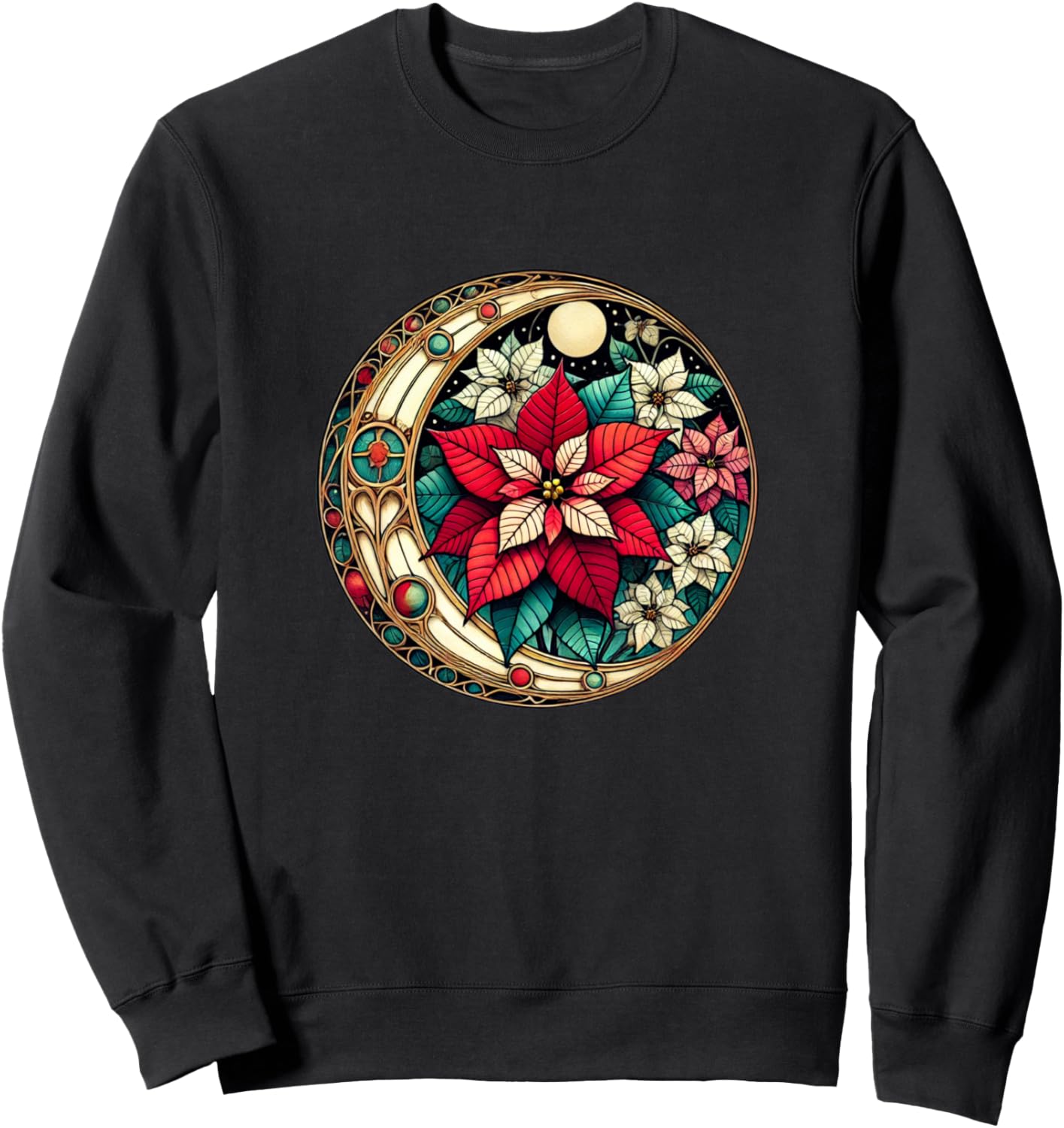 Рождественская толстовка с пуансеттией в стиле модерн Vintage Poinsettia Lovers Snugg, черный
Рождественская толстовка с пуансеттией в стиле модерн Vintage Poinsettia Lovers Snugg, черный