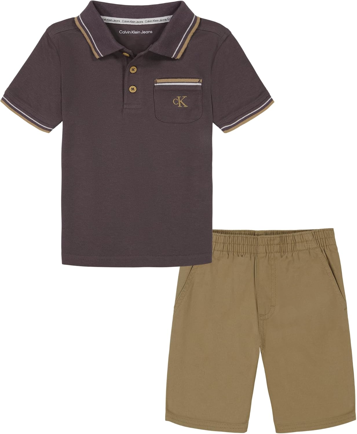 Комплект из двух трикотажных шорт Calvin Klein для девочек, Volcanic / Khaki
Комплект из двух трикотажных шорт Calvin Klein для девочек, Volcanic / Khaki