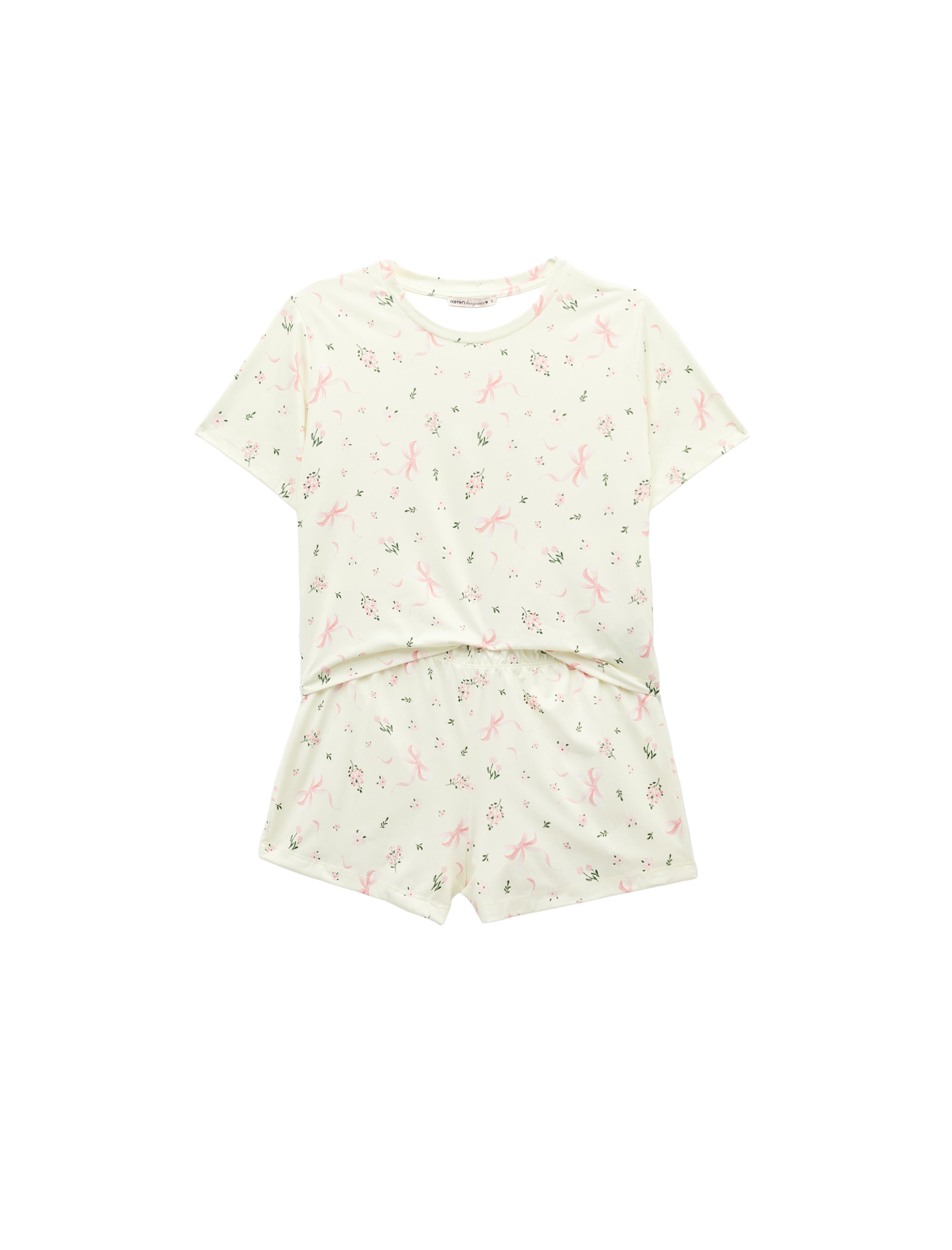 Koton Короткий пижамный комплект в белом цвете
Koton Короткий пижамный комплект в белом цвете