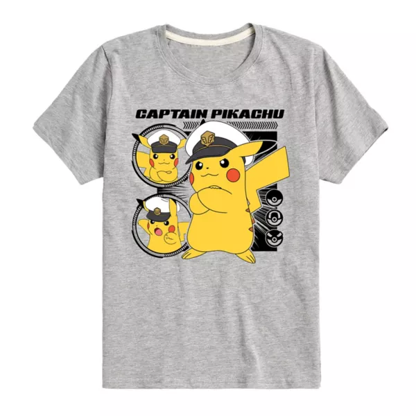 Футболка с принтом покемона капитана Пикачу для мальчиков 8-20 лет Licensed Character, серый
Футболка с принтом покемона капитана Пикачу для мальчиков 8-20 лет Licensed Character, серый