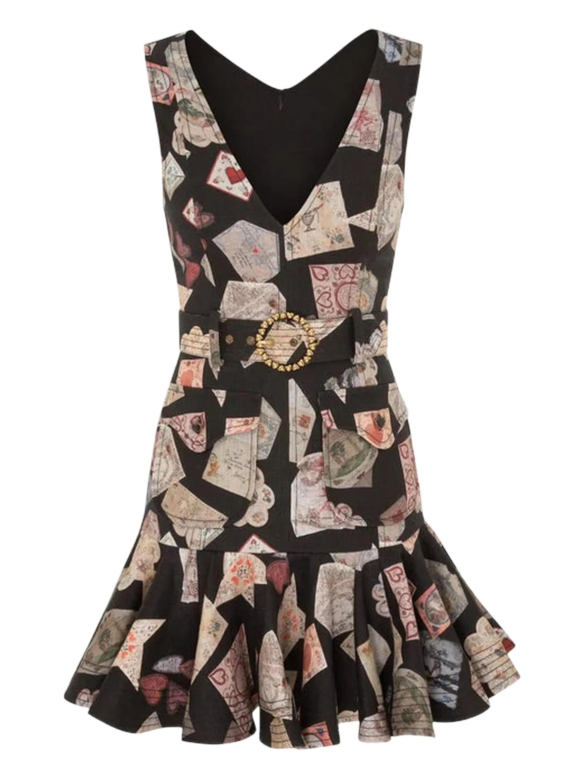 Платье мини Dream Flip с оборками и поясом Zimmermann, черный
Платье мини Dream Flip с оборками и поясом Zimmermann, черный