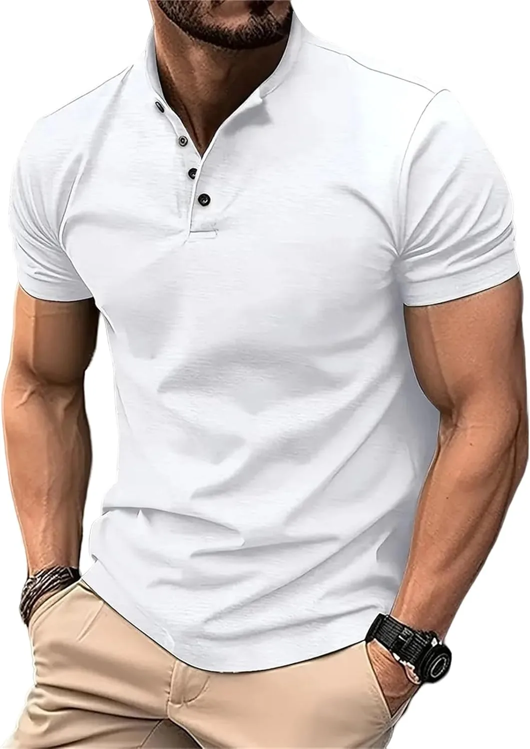 Футболка-поло мужская с коротким рукавом Henley Slim Vintage Thatrich
Футболка-поло мужская с коротким рукавом Henley Slim Vintage Thatrich