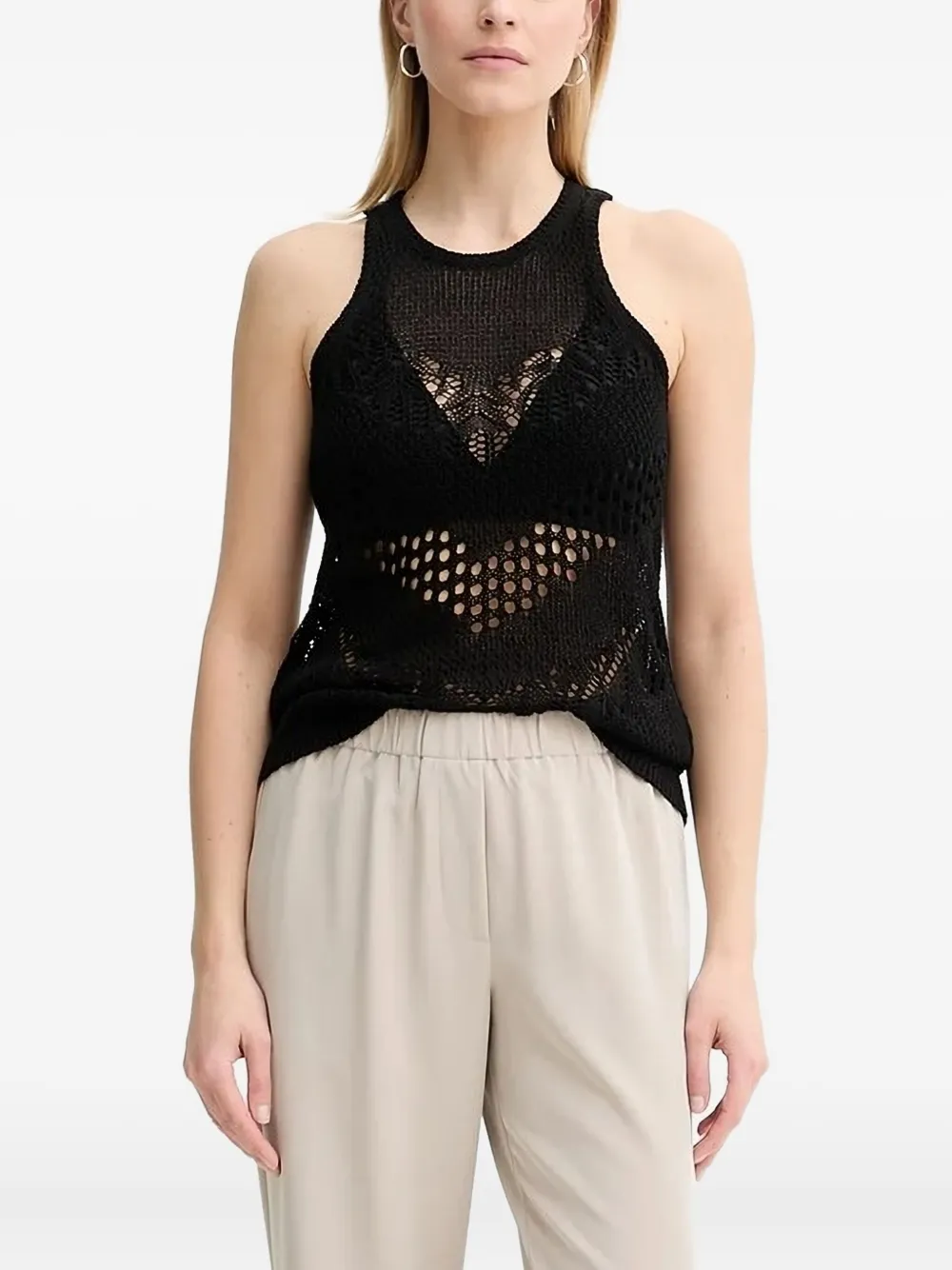 Топ Kismet без рукавов AERON, черный
Топ Kismet без рукавов AERON, черный