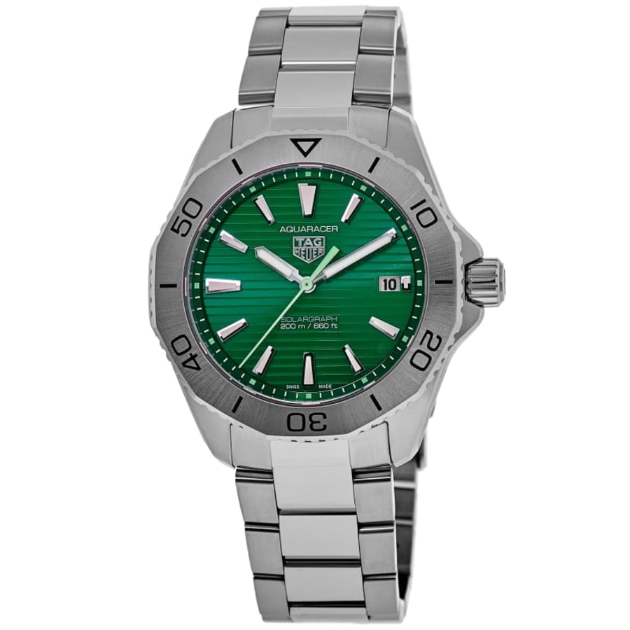 Tag Heuer Aquaracer Professional 200 Solargraph кварцевые стальные часы мужские WBP1115.BA0000, зеленый
Tag Heuer Aquaracer Professional 200 Solargraph кварцевые стальные часы мужские WBP1115.BA0000, зеленый