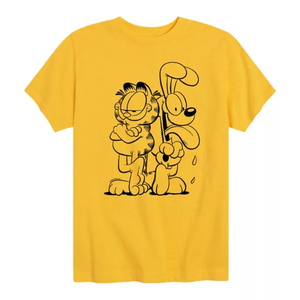 Футболка для мальчиков 8-20 лет с принтом Гарфилда и Оди Licensed Character, желтый
Футболка для мальчиков 8-20 лет с принтом Гарфилда и Оди Licensed Character, желтый